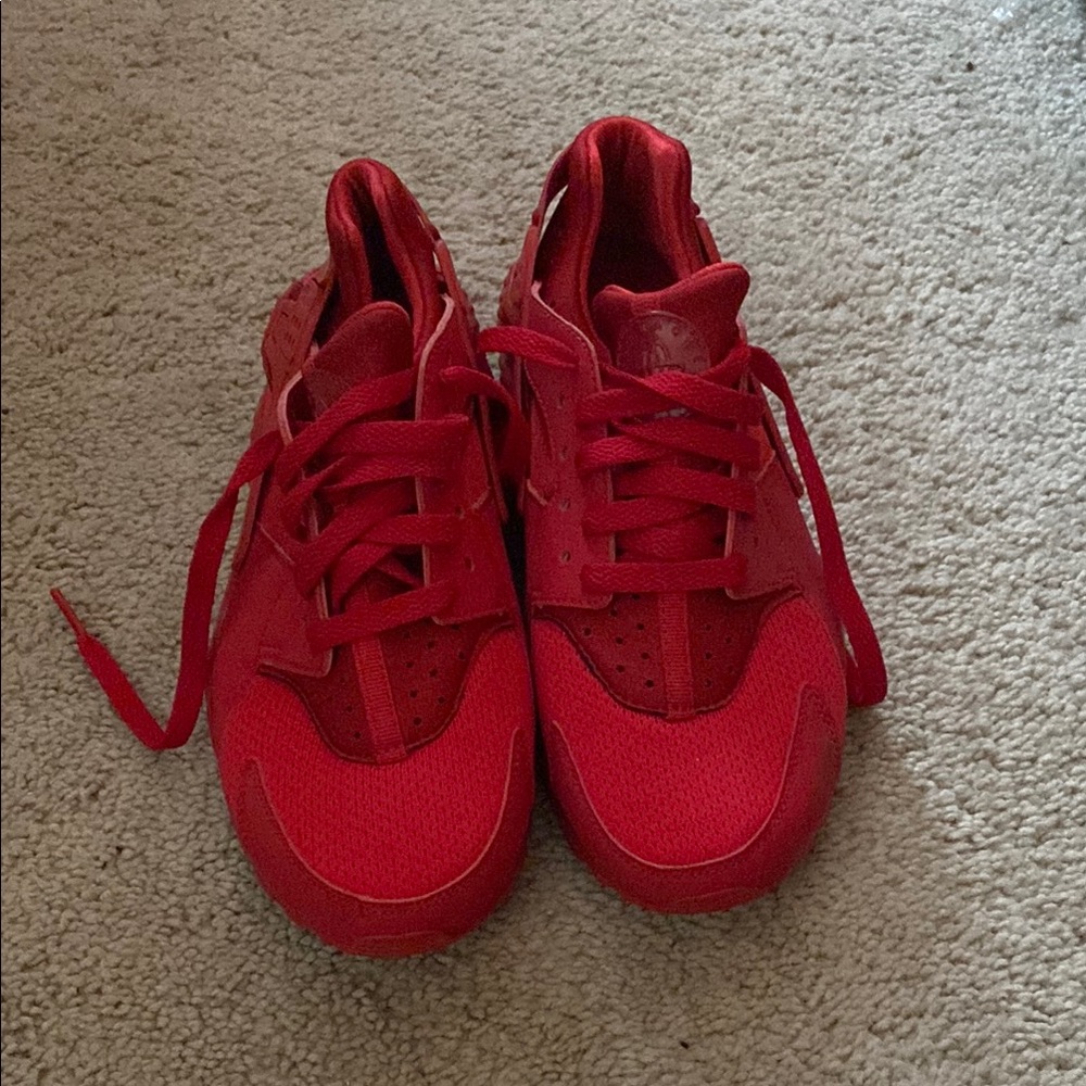 Kids Red Athletic Sneakers - Comfortable Everyday Shoes